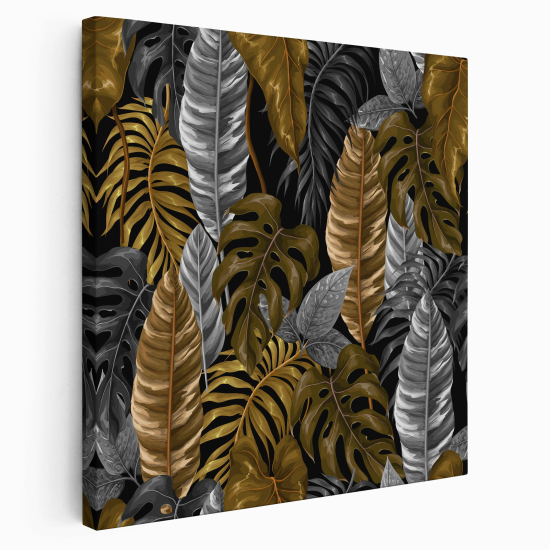 Canvas Print - Palm leaves