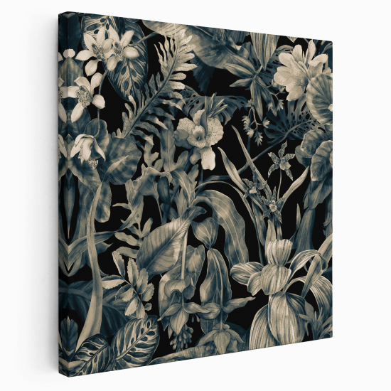 Canvas Print - Palm leaves