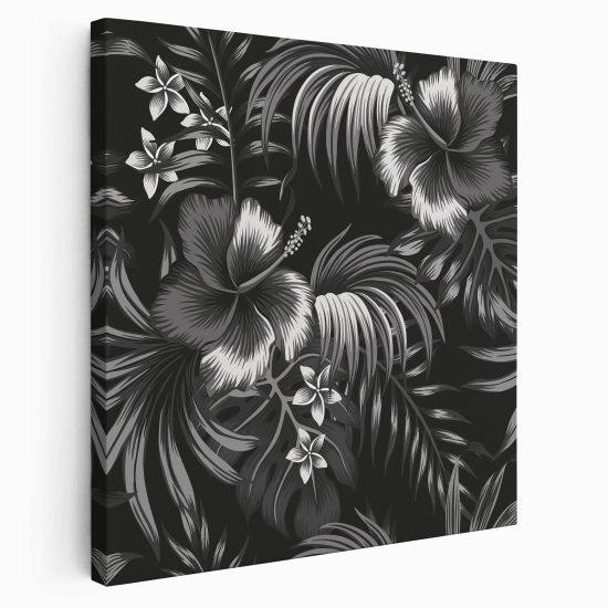 Canvas Print - Palm leaves