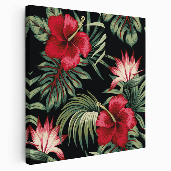 Canvas Print - Palm leaves