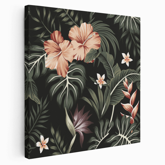 Canvas Print - Palm leaves