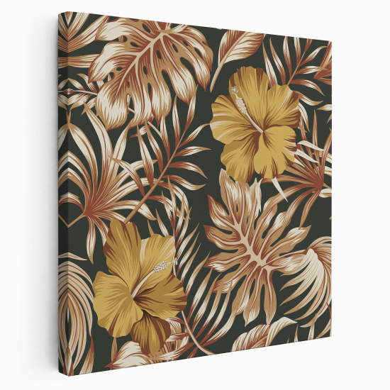 Canvas Print - Palm leaves