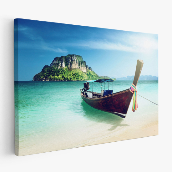 Canvas Print - Paradise Island Boat