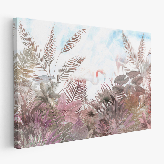 Canvas Print - Pink Flamingos