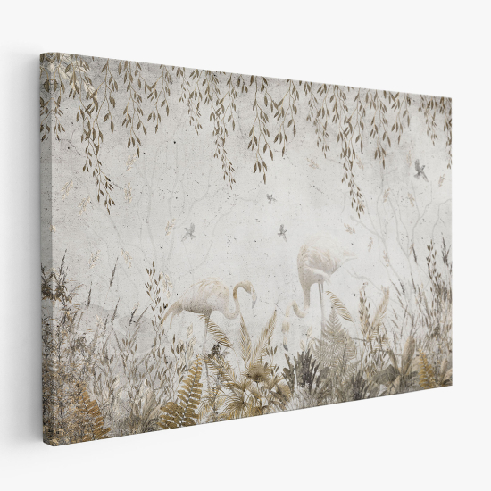 Canvas Print - Pink Flamingos