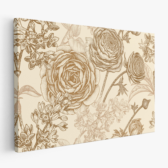 Canvas Print - Pink flowers