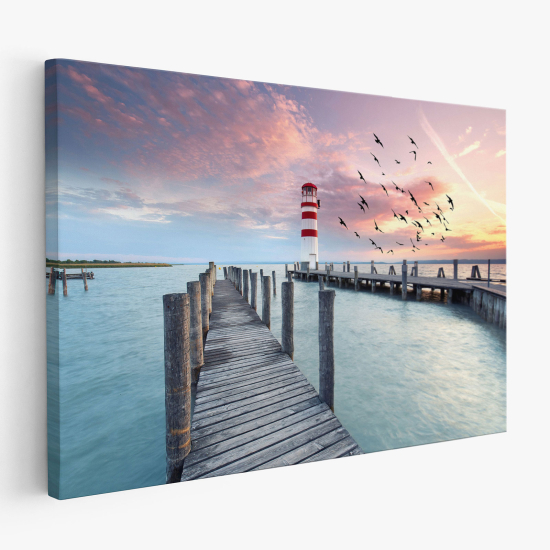 Canvas Print - Pontoon Lighthouse