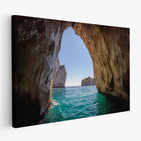 Canvas Print - Sea cave