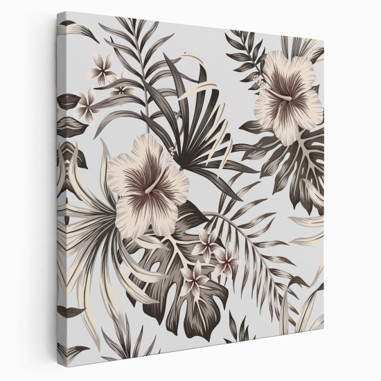 Canvas Print - Tropical flowers