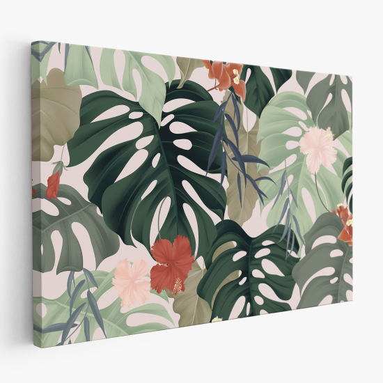 Canvas Print - Tropical Leaves