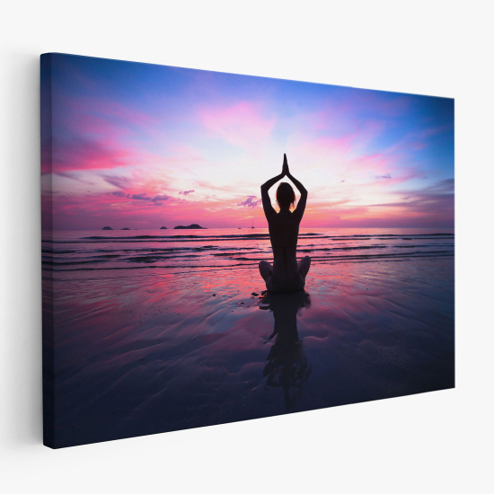 Canvas Print - Zen Woman Yoga