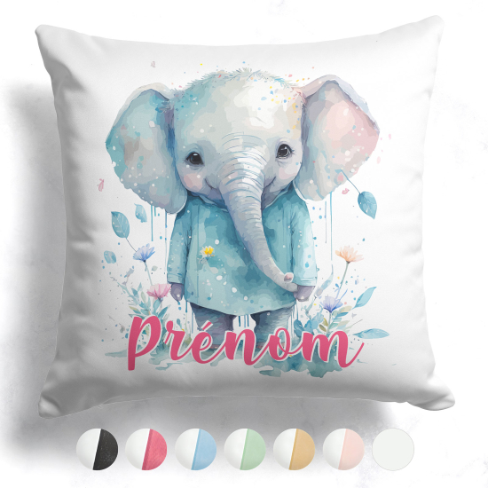 Customized two-tone Pillow - Elephant