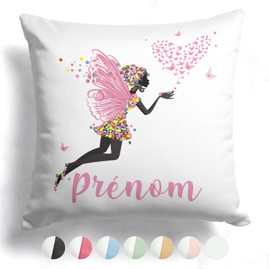 Customized two-tone Pillow - Fairy hearts