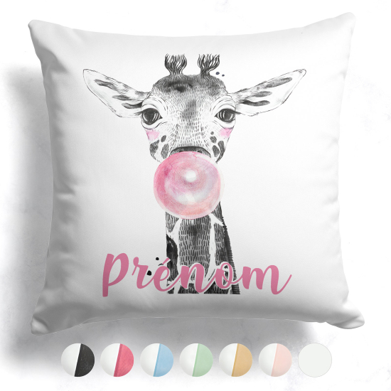 Customized two-tone Pillow - Giraffe