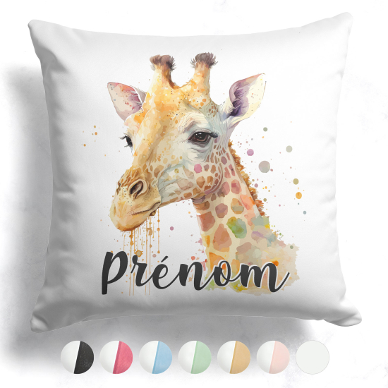 Customized two-tone Pillow - Giraffe