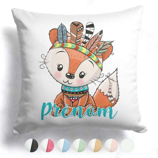 Customized two-tone Pillow - Indian fox