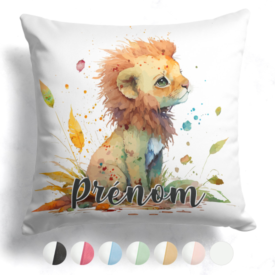 Customized two-tone Pillow - Lion Cub