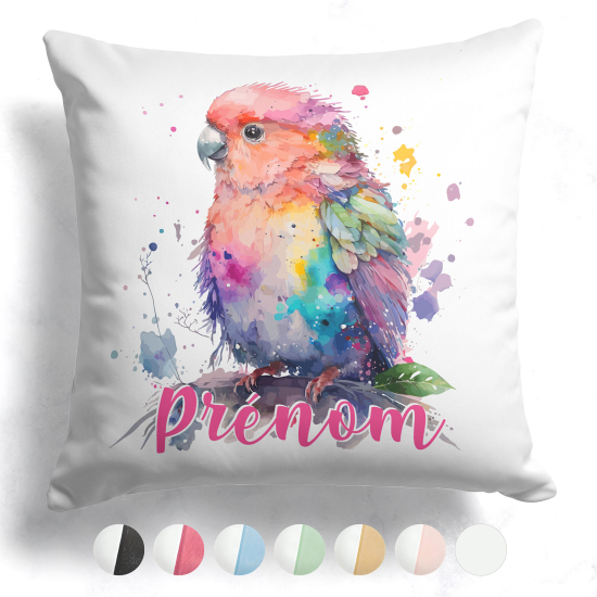 Customized two-tone Pillow - Parrot