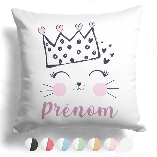 Customized two-tone Pillow - Queen of Cats