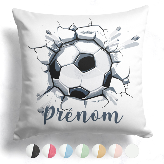 Customized two-tone Pillow - Soccer ball