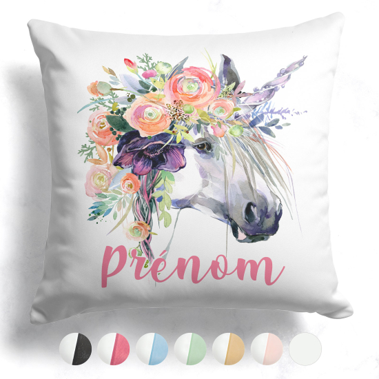 Customized two-tone Pillow - Unicorn