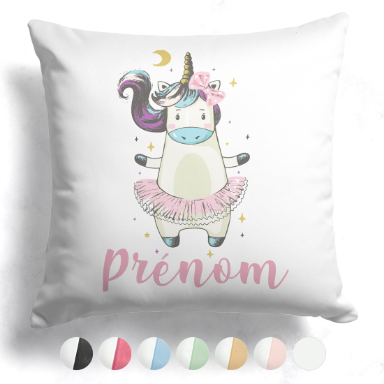 Customized two-tone Pillow - Unicorn Dancer