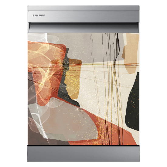 Dishwasher Sticker - Abstract