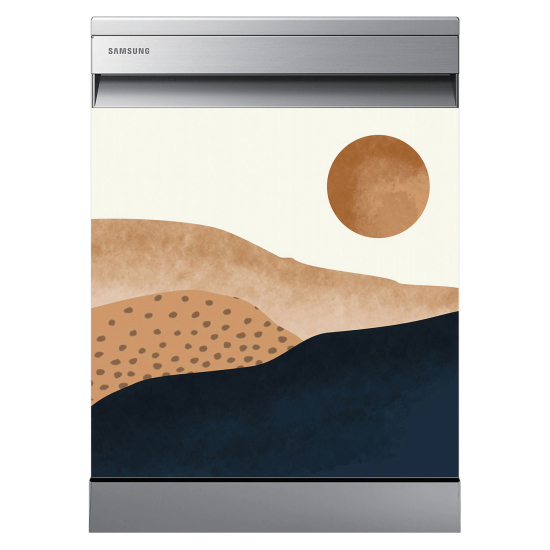 Dishwasher Sticker - Abstract Landscape