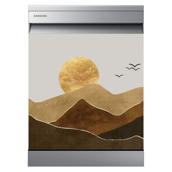 Dishwasher Sticker - Abstract Landscape