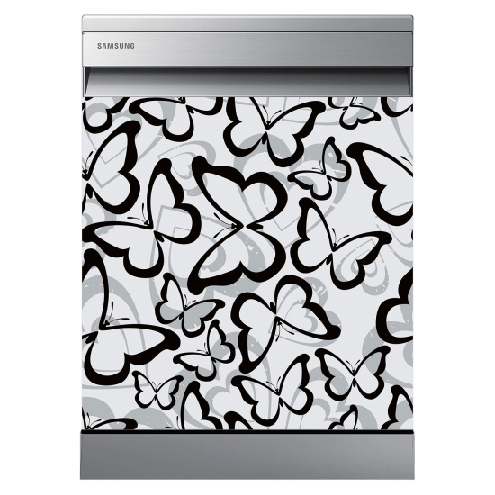 Dishwasher Sticker - Butterflies