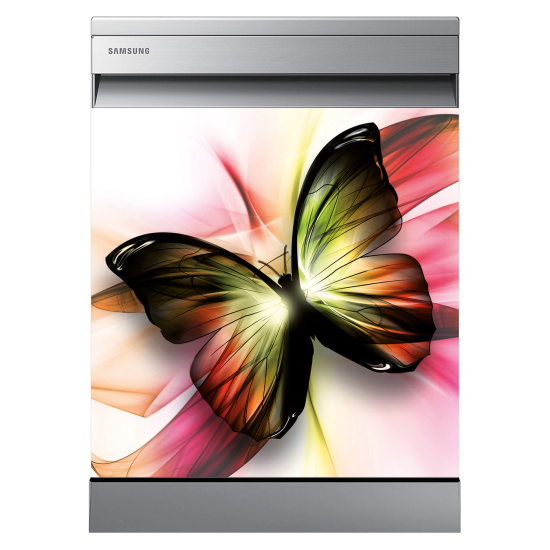 Dishwasher Sticker - Butterfly design