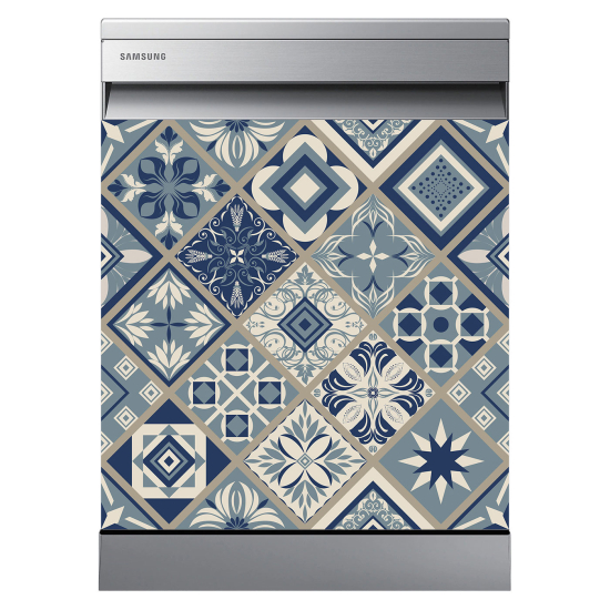 Dishwasher Sticker - Cement tiles