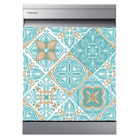 Dishwasher Sticker - Cement tiles