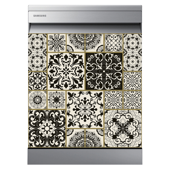 Dishwasher Sticker - Cement tiles