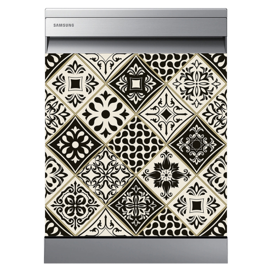 Dishwasher Sticker - Cement tiles