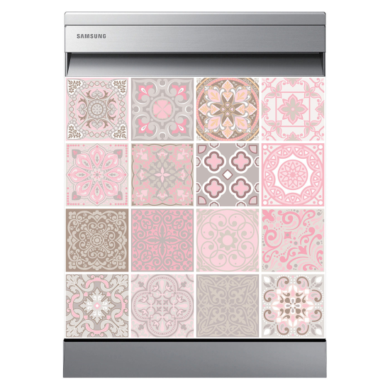 Dishwasher Sticker - Cement tiles