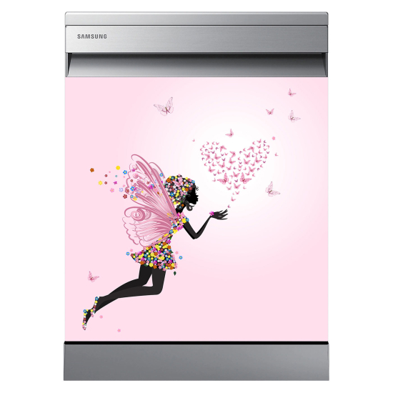 Dishwasher Sticker - Fairy Heart