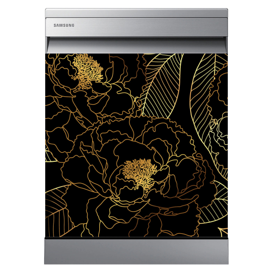 Dishwasher Sticker - Flowers