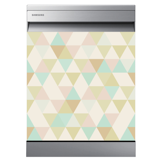 Dishwasher Sticker - Geometric pattern