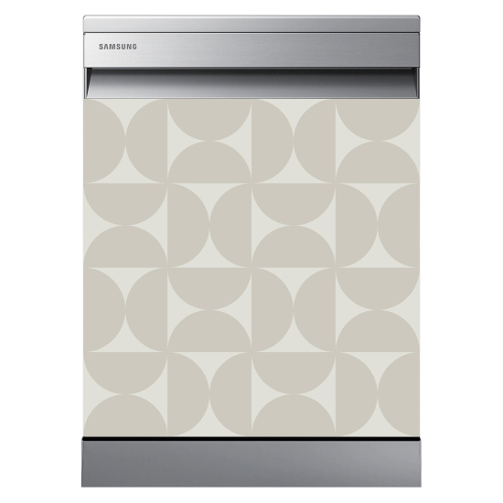 Dishwasher Sticker - Geometric pattern