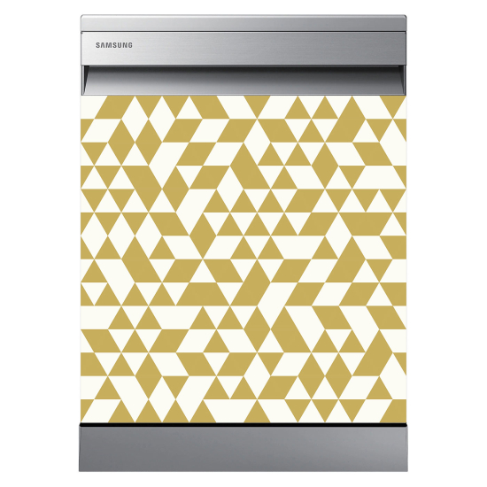 Dishwasher Sticker - Geometric pattern