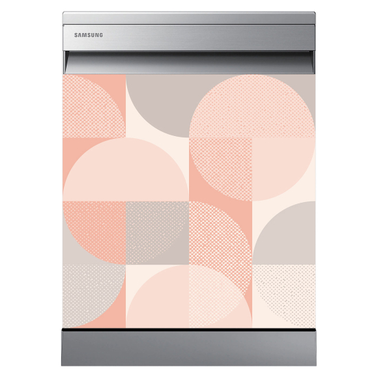 Dishwasher Sticker - Geometric pattern