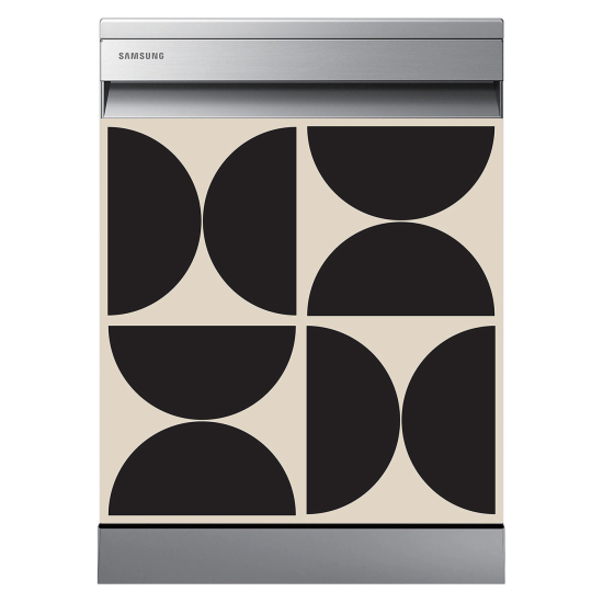 Dishwasher Sticker - Geometric pattern