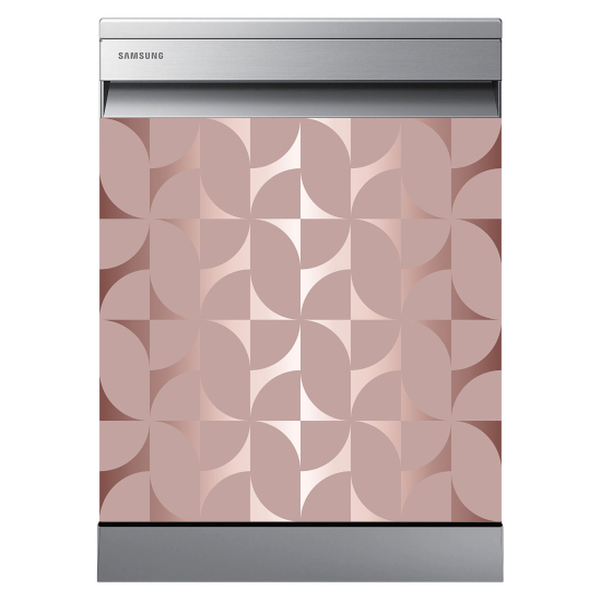 Dishwasher Sticker - Geometric pattern