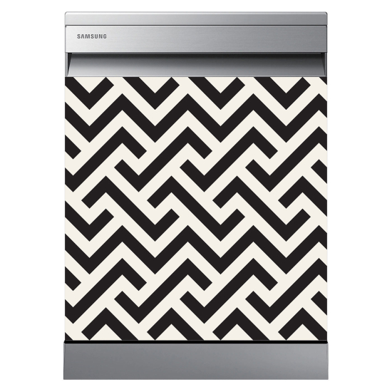 Dishwasher Sticker - Graphic pattern