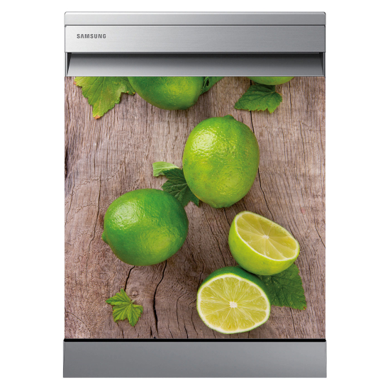 Dishwasher Sticker - Green lemons