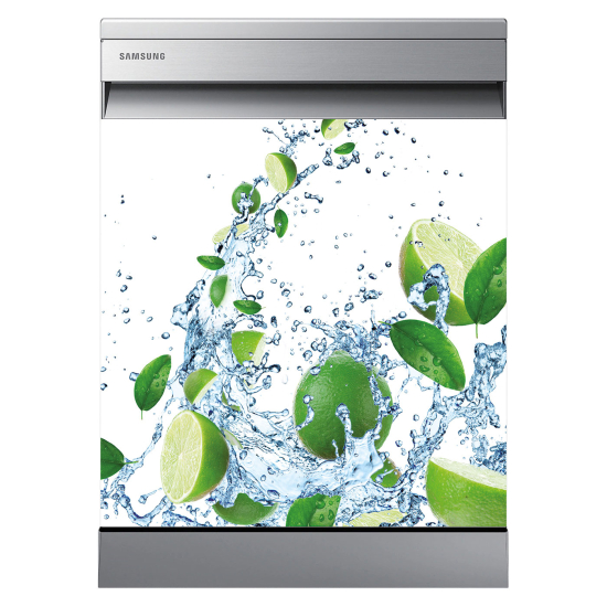 Dishwasher Sticker - Green lemons