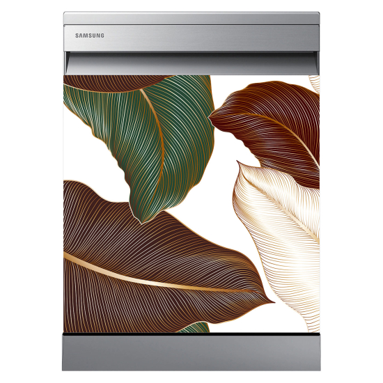 Dishwasher Sticker - Leaves