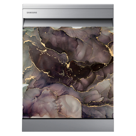 Dishwasher Sticker - Marbled effect