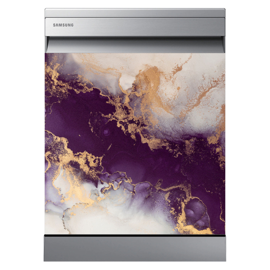 Dishwasher Sticker - Marbled effect